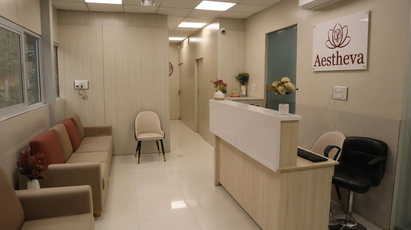 Aestheva reception and waiting area